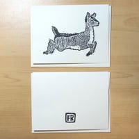 Image 3 of Deer Block Print Cards