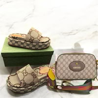 GG Crossbody & Wedge Sandal Set