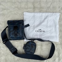 Image 2 of COACH Charter North/South Crossbody With Hybrid Pouch With Camo Print