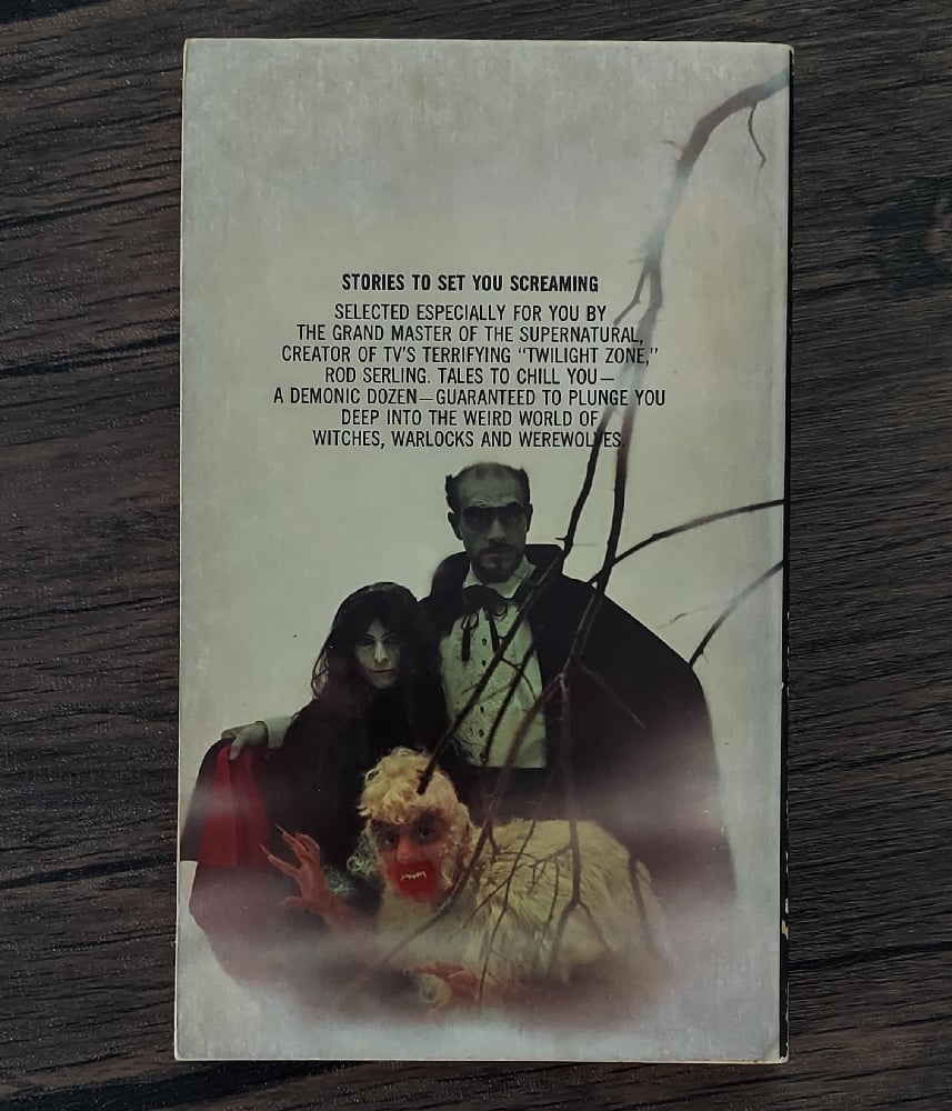 Triple W: Witches, Warlocks, and Werewolves, by Rod Serling