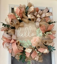 Image 1 of Spring Welcome Wreath 