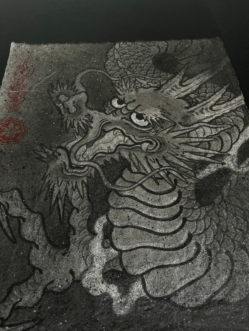 Original painting Sumi dragon 