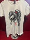 White Womans Skull Tee