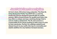 Image 6 of New XL Unity Bedazzled Petite top #694*8