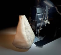 Image 3 of Tweed mocha leather shift boot 