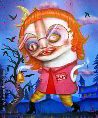 "The best auntie" Original painting on canvas