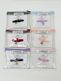 Image 1 of Ensemble Bracelet ENFANT Noël et Pochette transparente pailletée 