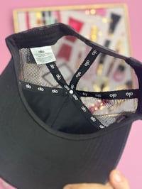 Image 2 of Black and white logo hat