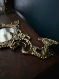 Image 4 of Magnifique porte-manteaux avec miroir, de style rocaille, fin XIXème siècle 