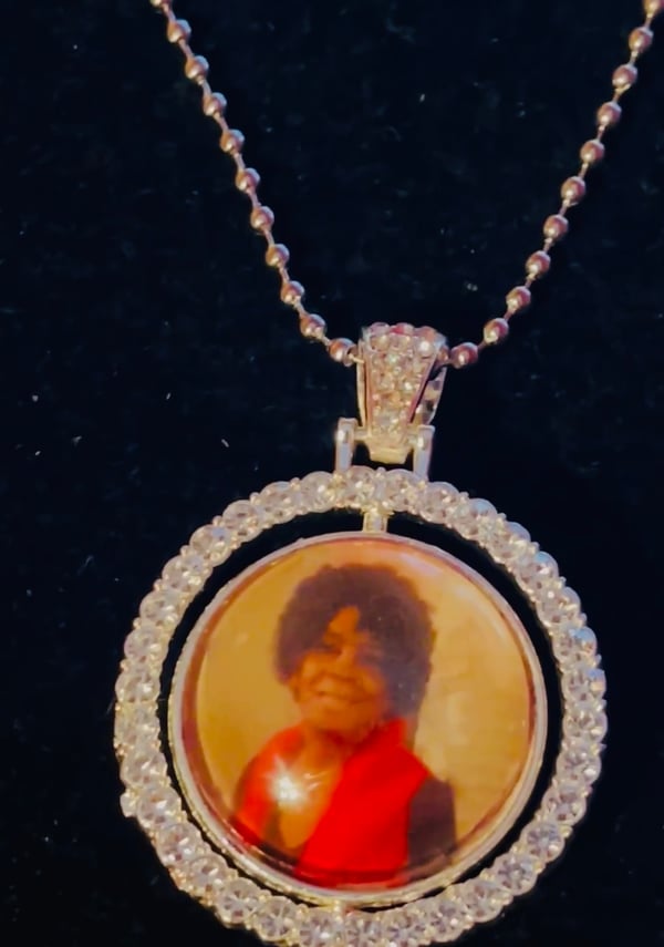 Image of Double photo necklace 