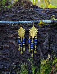Image 1 of Brass and Lapis Lazuli 