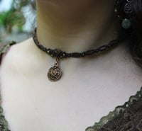 Image 1 of Bronze spiral choker
