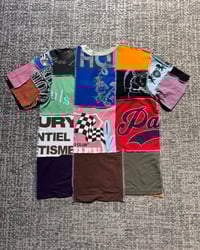 Image 2 of Recycled Patchwork T-shirt