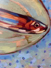 Image 3 of Sardine on Blue Polka-Dots