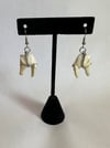 Coyote Tooth Earrings (Silver)