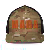 Image 4 of MAGA Camp - Closed-back Flex Fit  trucker cap