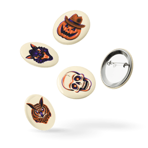 Halloween Portrait Pins