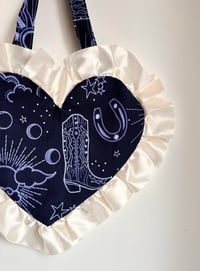 Image 2 of The Cosmic Cowboy Heart Bag - LFW Collection ☁️ 🌙