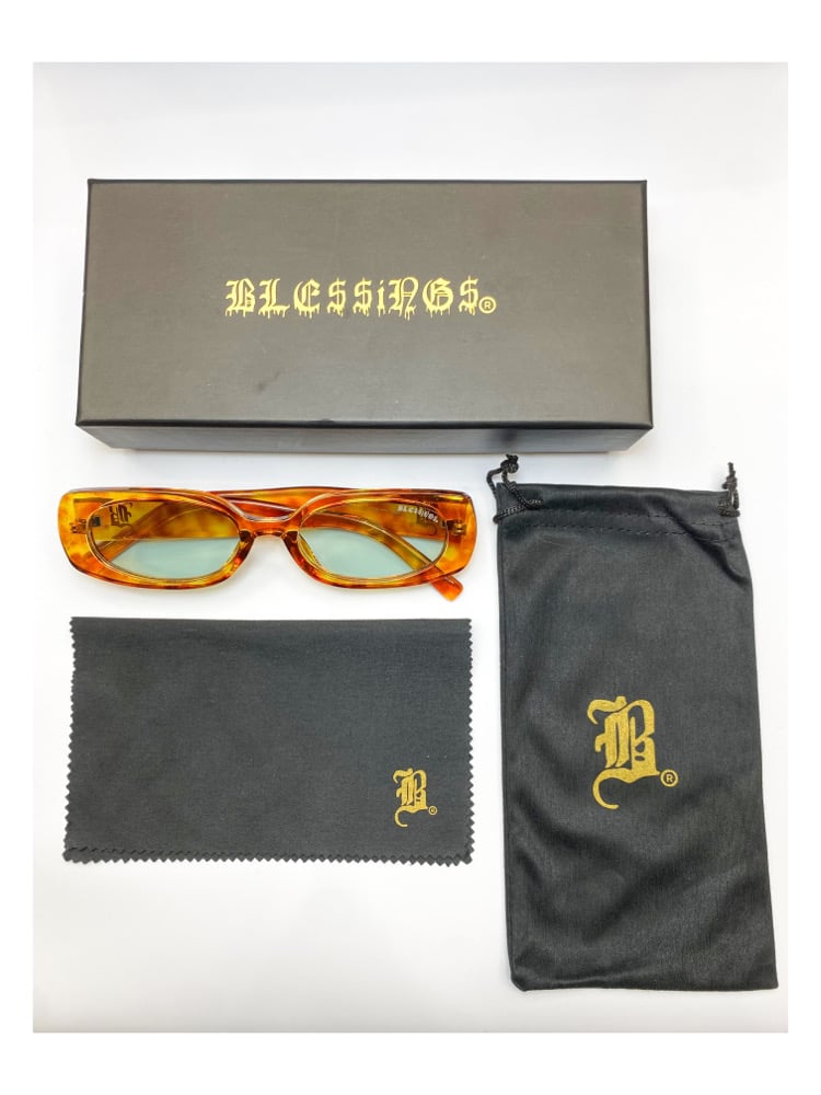 Image of BLE$$ING$®️ TIGER FRAMES GRN TINT