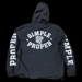 Image of S&P-“Brand Eyedinity” Anorak Pullover Windbreaker Jacket (Black)