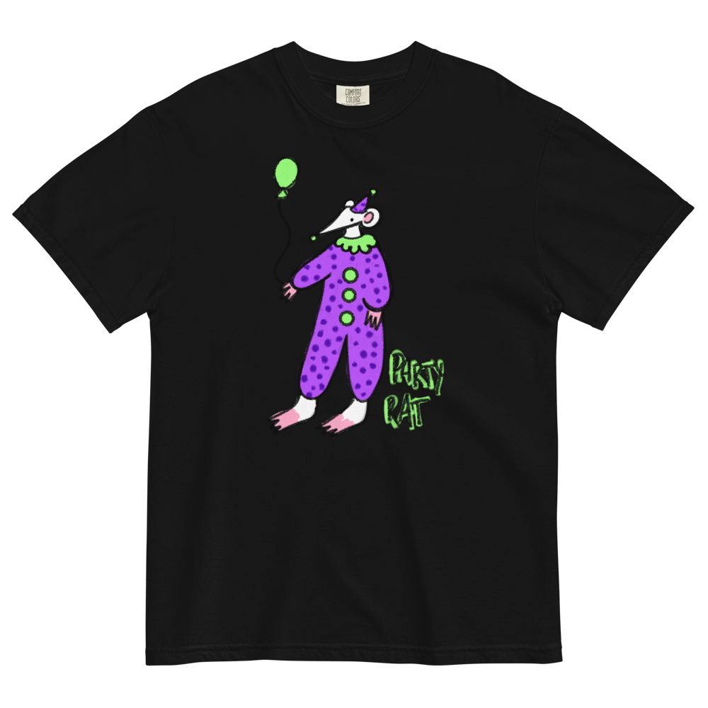 PURPLE PARTY RAT TEE