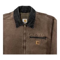 Image 5 of Vintage 90s Carhartt Detroit Jacket - Brown