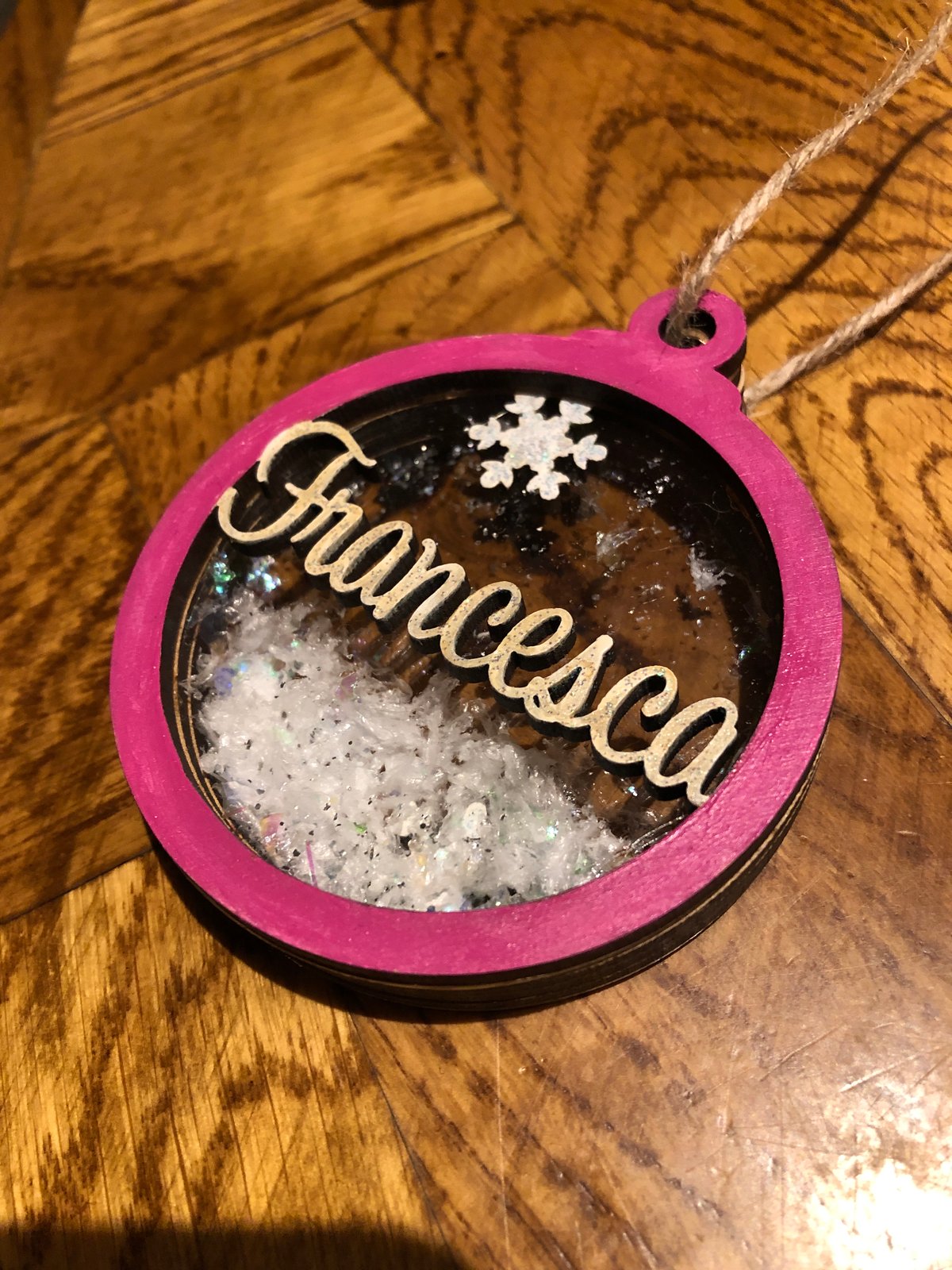 Image of Snow Shaker Christmas baubles