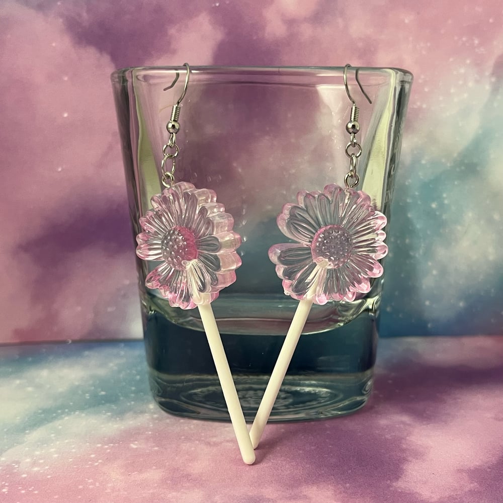 Image of Flower Lolipop Earrings