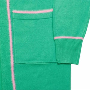 Image of Large Green Long Duster Cardigan