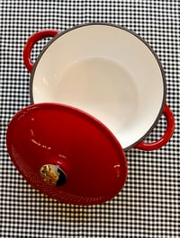 Image 2 of Cocotte Redonda Roja