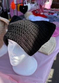 Image 2 of Black Cat Beanie