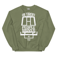 Image 10 of People Mover Detroit Unisex Sweatshirt (Colors Available)