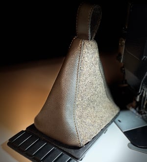 Image of Tweed leather shift boot 