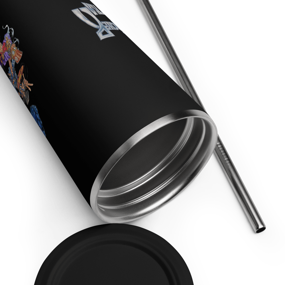 "KNOW THYSELF" SLO Insulated Tumbler [ART ILLUSTRATED BY GREGORY HAWKINS]