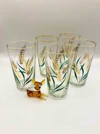Small Patterned Tall Glasses