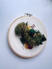 Image 4 of Forest Mushroom Fiber Art Pack | Weaving, Earrings & Embroidery Set