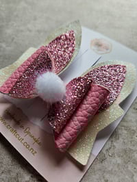Image 8 of Glitter Bunny Hair Bow
