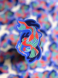 Image 1 of Koi sticker