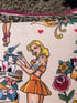 pink Pinup Girl with leopard print Cushion cover Image 9