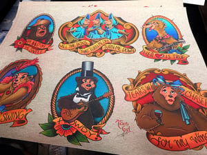 Image of Entire Disney Inspired Flash 40 Sheets 11x14” 