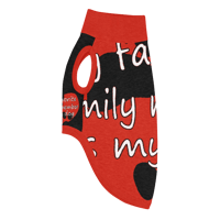 Image 3 of "My favorite family member is my dog" Knitted pet sweater