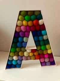 Image 3 of Felt Ball Letters 22cm