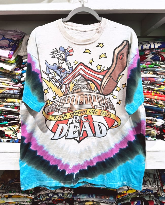Grateful Dead 1995 D.C. Dead T-Shirt - Size XL