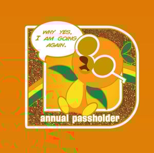 Image of Orange Sunnies AP Parody  bag charm / keychain