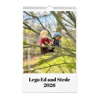 Image 1 of Lego Ed and Stede wall calendar (2026) (Monday start)