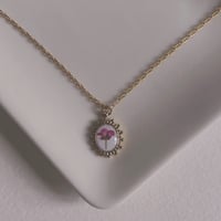 Pink Alyssum Necklace