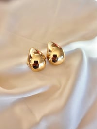 Image 1 of Gold Teardrop Earrings