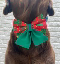 Image 6 of Christmas Sailor Bows / Bow Ties - Choice of Three Designs, Doughnuts, Trees or Gingerbread