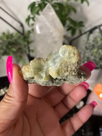 Image 4 of Prehnite Raw Cluster