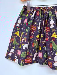 Image 3 of Jupette "Un Noël fun!" bleu marine